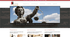Desktop Screenshot of delong-avocat.com